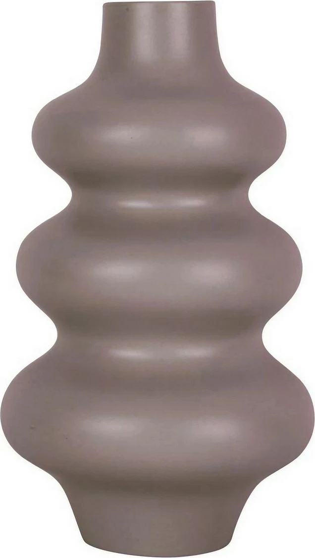 Vazo dekorative Evila Originals, ngjyrë mink, CY0082, 8x8x20cm
