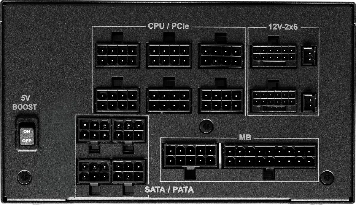 Kasë furnizues energjie ASRock Phantom Gaming PG-1300G, 1300W, 80+ Gold, e zezë