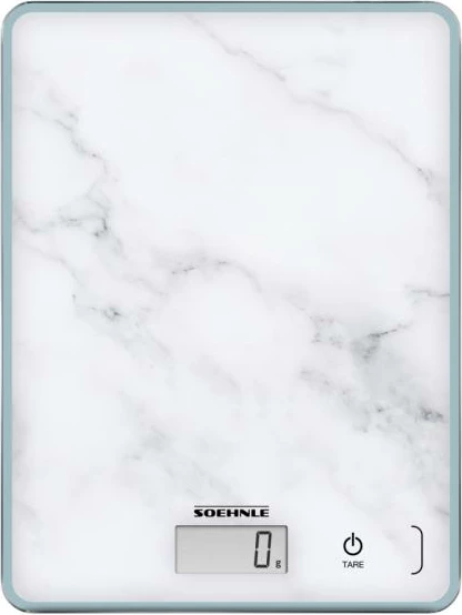 Peshore kuzhine, Soehnle Page Compact 300 Marble 5 kg, 61516, e bardhë