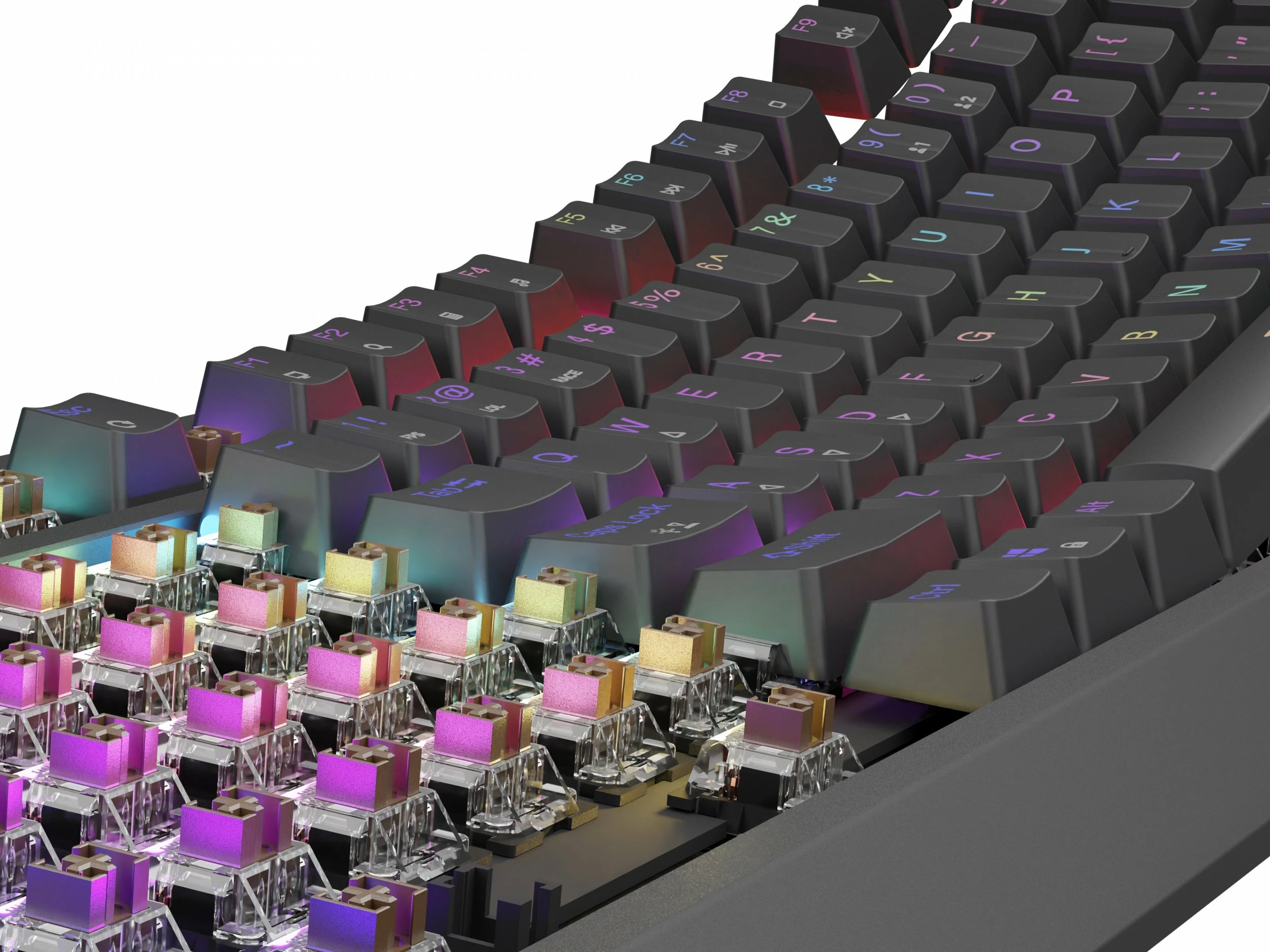 Tastierë mekanike gaming GENESIS Thor 230 TKL NKG-2079, Outemu Brown, RGB, USB, US layout, 80% TKL, e zezë