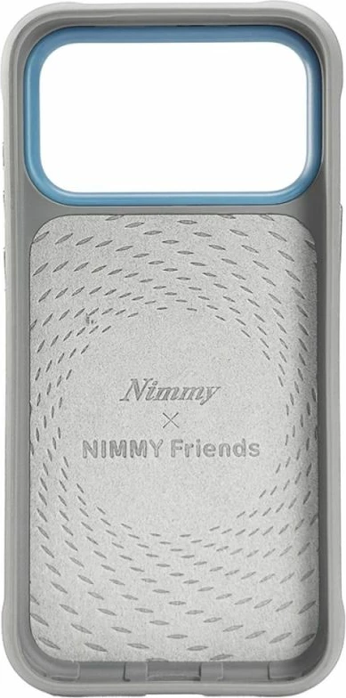 Kutia mbrojtëse Nimmy Glasses Cool Dog për iPhone 17 Pro, gri