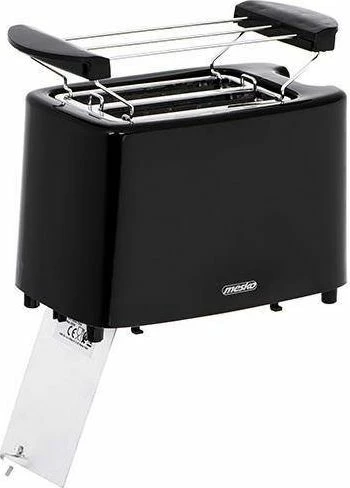 Toster Mesko MS 3220, 2-fetë, 650W (max 900W), 6 nivele pjekjeje, me raft për simite, i zi