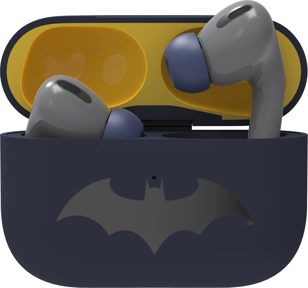 Kufje Moye Batman True Wireless, Bluetooth 5.4, USB-C, blu e errët, me kuti karikimi