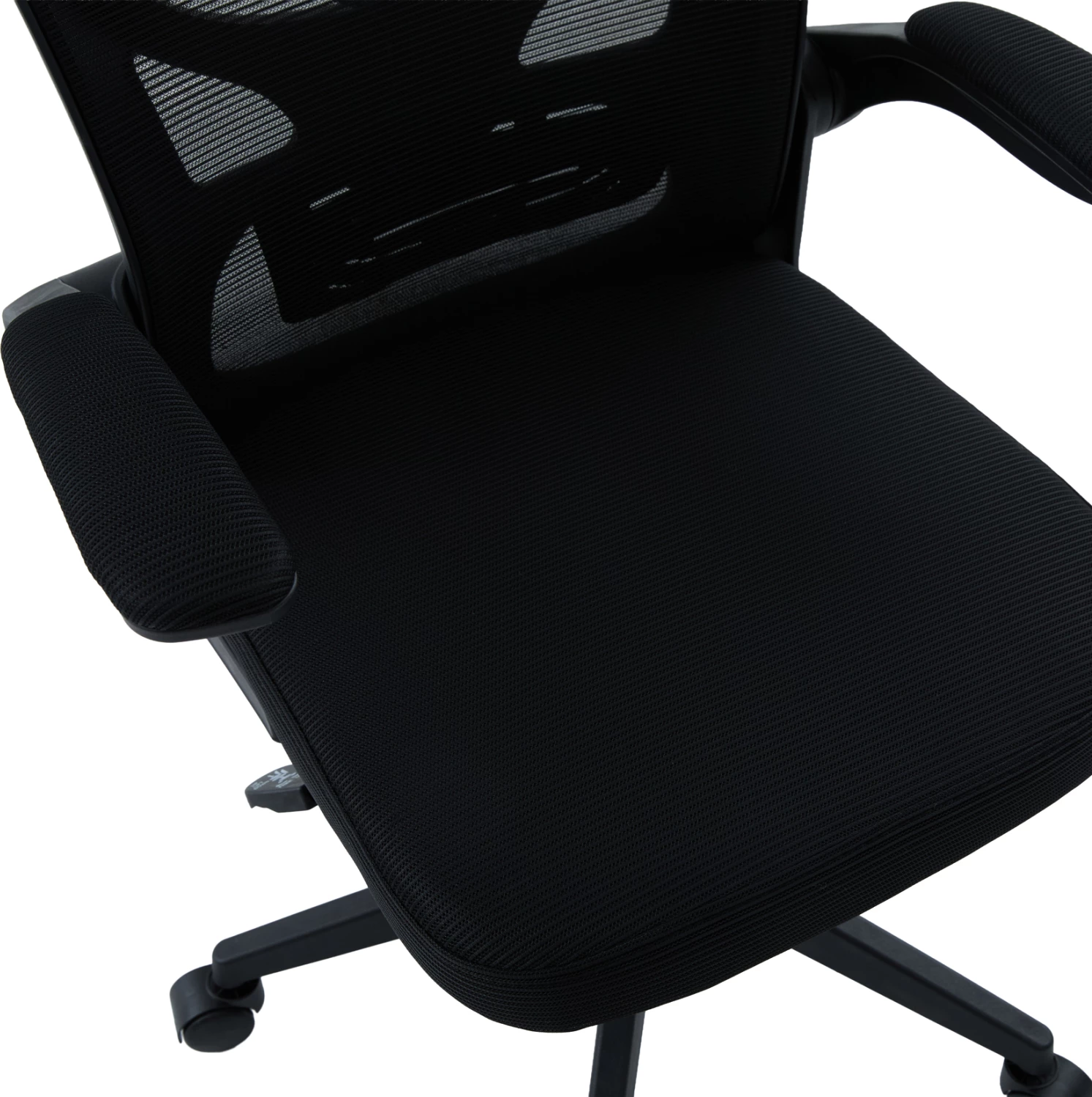 Karrige zyre ergonomike FLOATER, material rrjetë e zezë, FH1230.01, 62x62x106-116cm