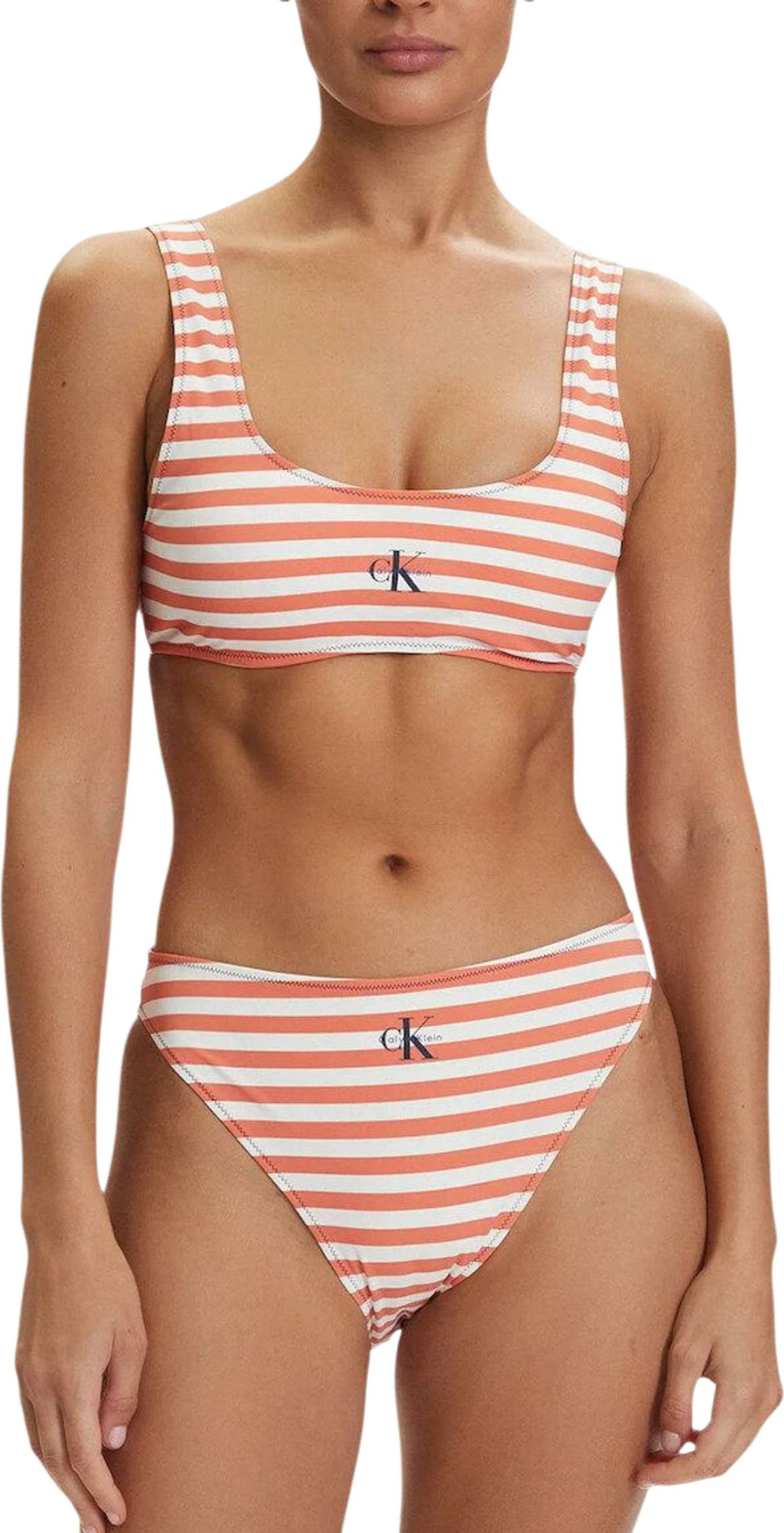 Bikine për femra Calvin Klein Jeans LV00Q61147, portokalli