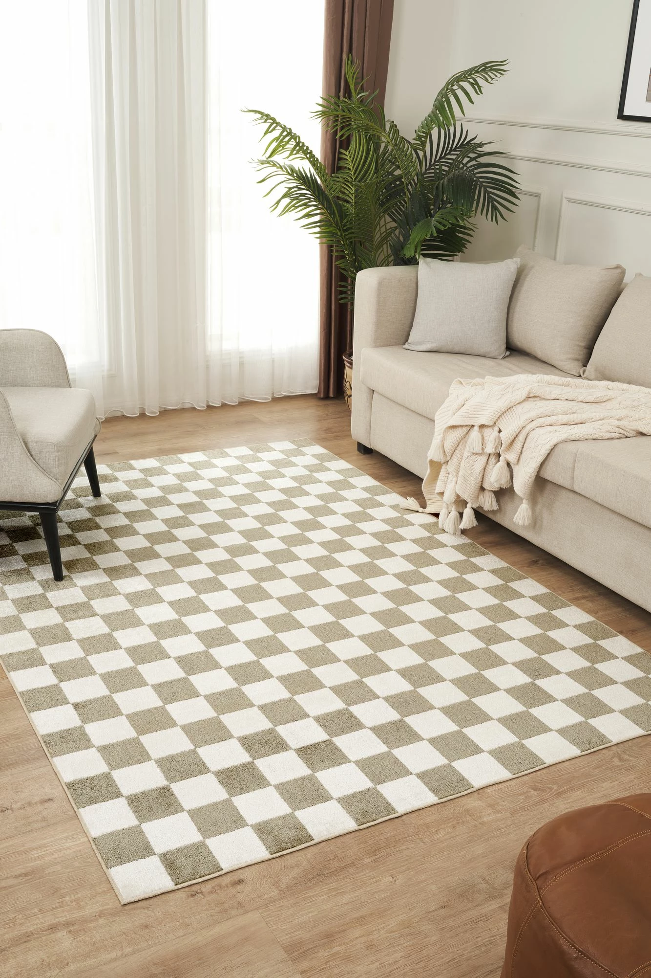 Qilim (80 x 150) Conceptum Hypnose, Damas 4003, krem, ari