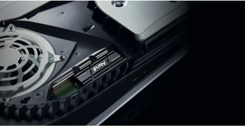 SSD i brendshëm Kingston FURY Renegade SFYRDK 2000G 2TB M.2 NVMe PCIe 4.0 me heatsink, e zezë