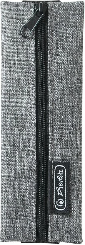Mbështjellës lapsash herlitz 50033294, material tekstili, ngjyrë gri, me zinxhir