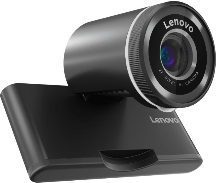Webcam Lenovo QHD 4XC1Q25245, mikrofon i integrum, e zezë