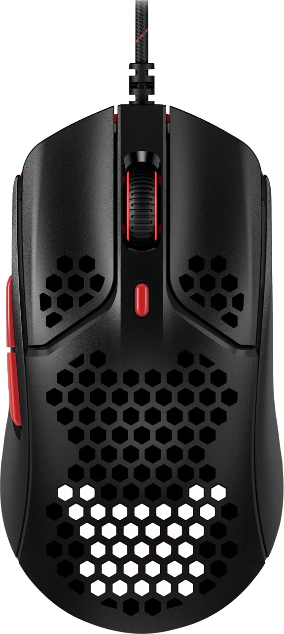 Maus gaming HyperX Pulsefire Haste 16000 DPI me kabllo 59 g zi-kuq