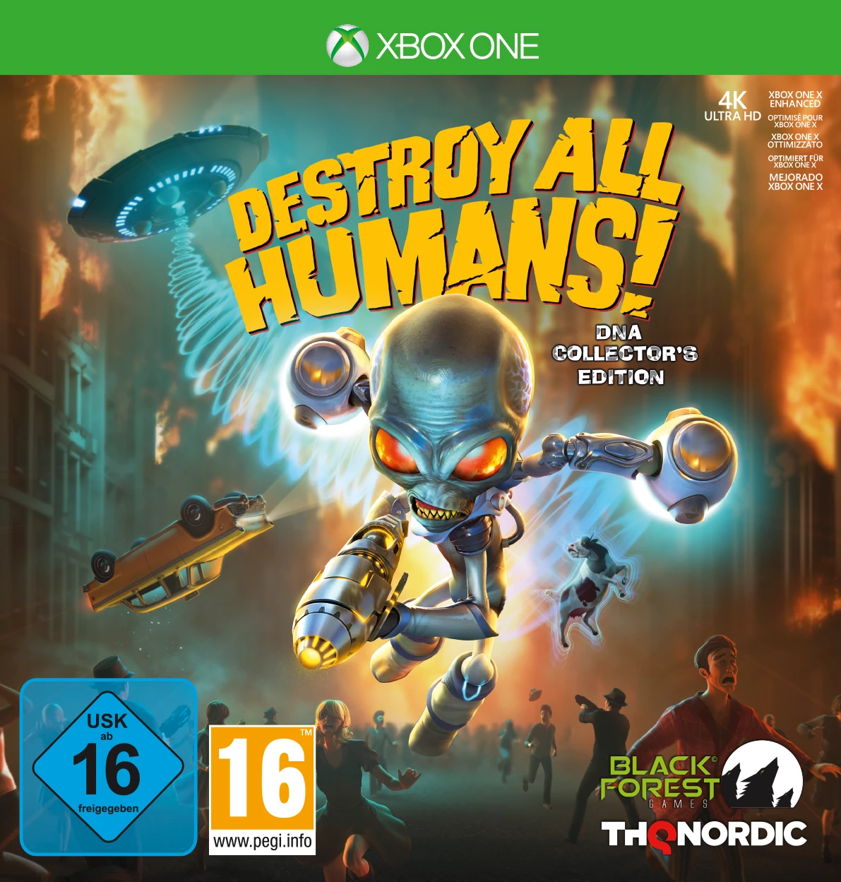 Video lojë THQ Nordic Destroy All Humans! DNA Collector's Edition për Xbox One, set koleksionist