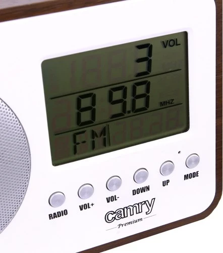 Radio Camry CR1153 portative dixhitale e zezë, e bardhë