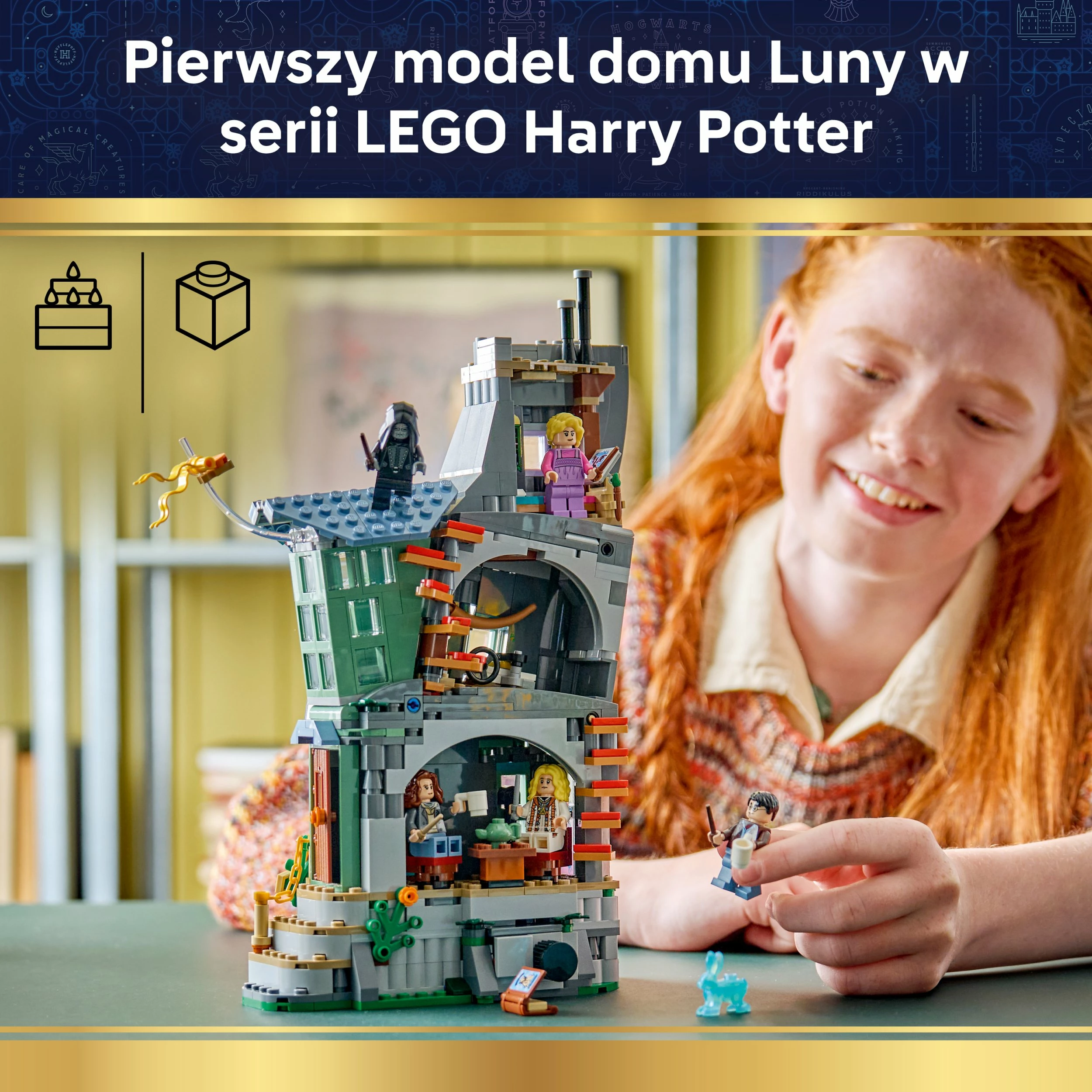 Set LEGO Harry Potter Luna Lovegood’s House 76467, 764 copë, 10+