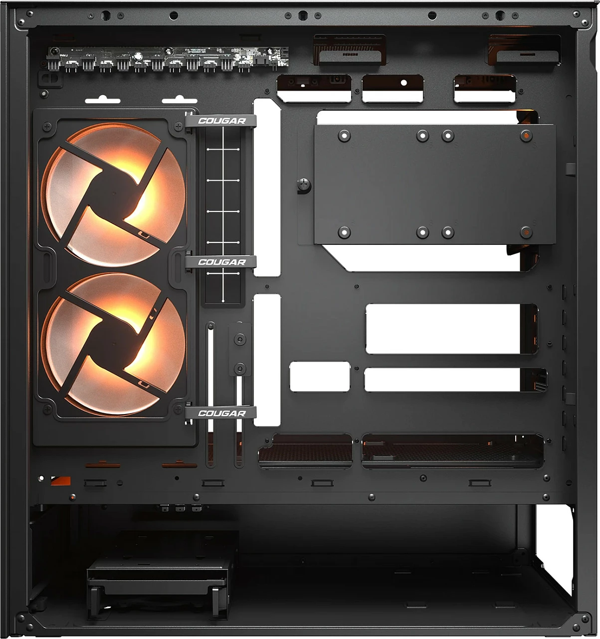 Kasë COUGAR CFV235 Midi Tower, ARGB, xham, ATX/micro ATX/Mini-ITX, e zezë