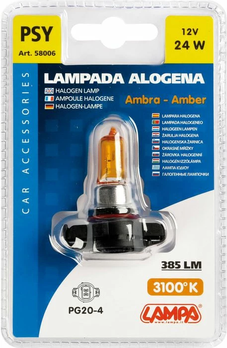 Lampa Motorri 12v 24w Pg20-4 Blister