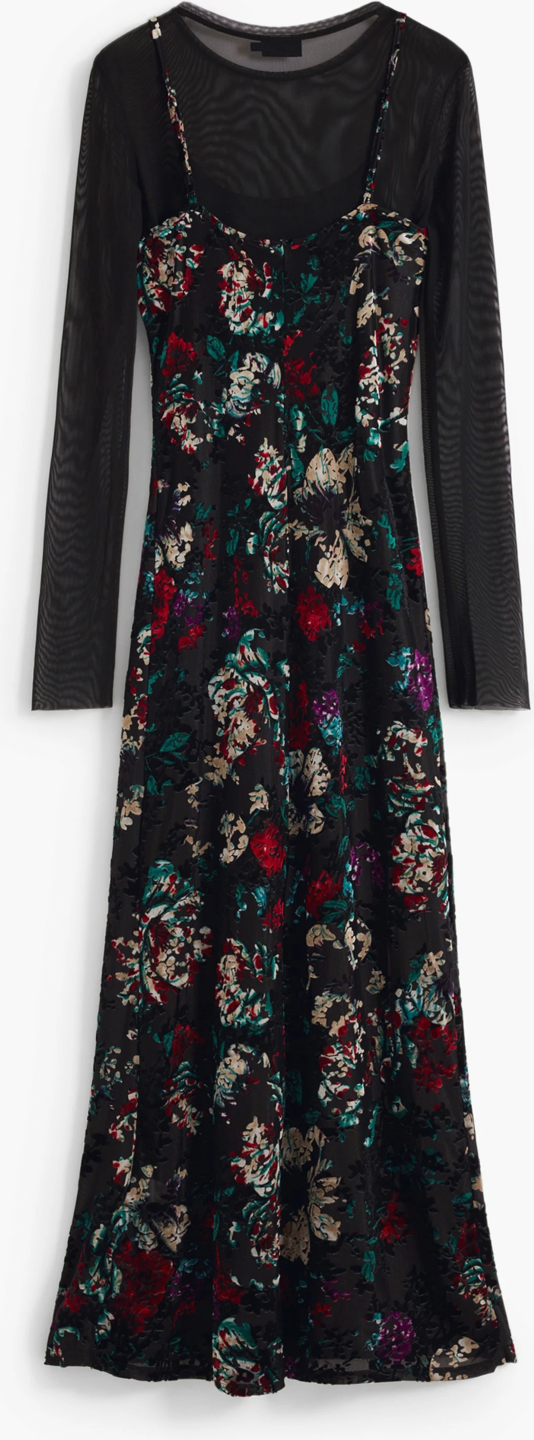 Fustan i gjatë DESIGUAL Cassidy femra, i zi