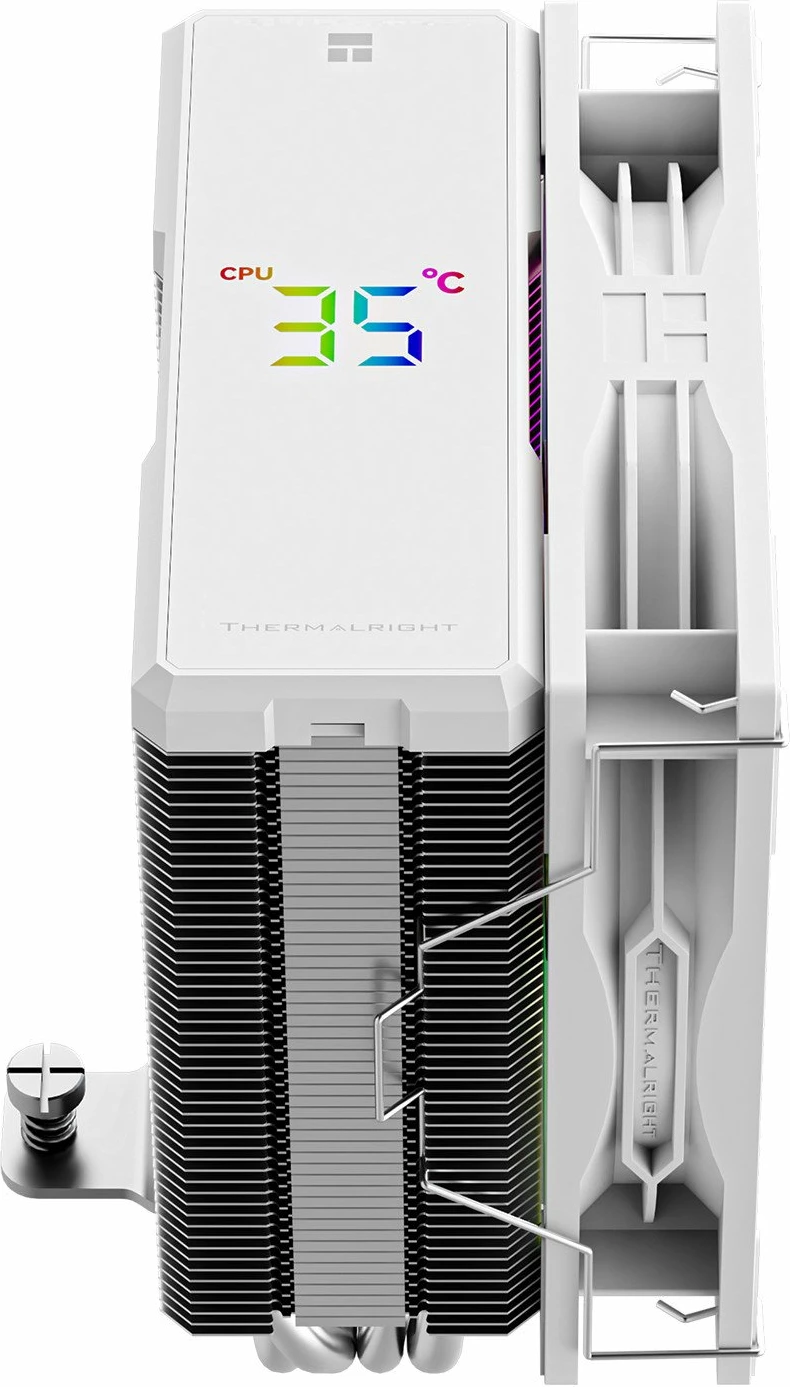 Ftohës CPU Thermalright Assassin X 120 R Digital ARGB, 120mm, LCD, 225W TDP, i bardhë