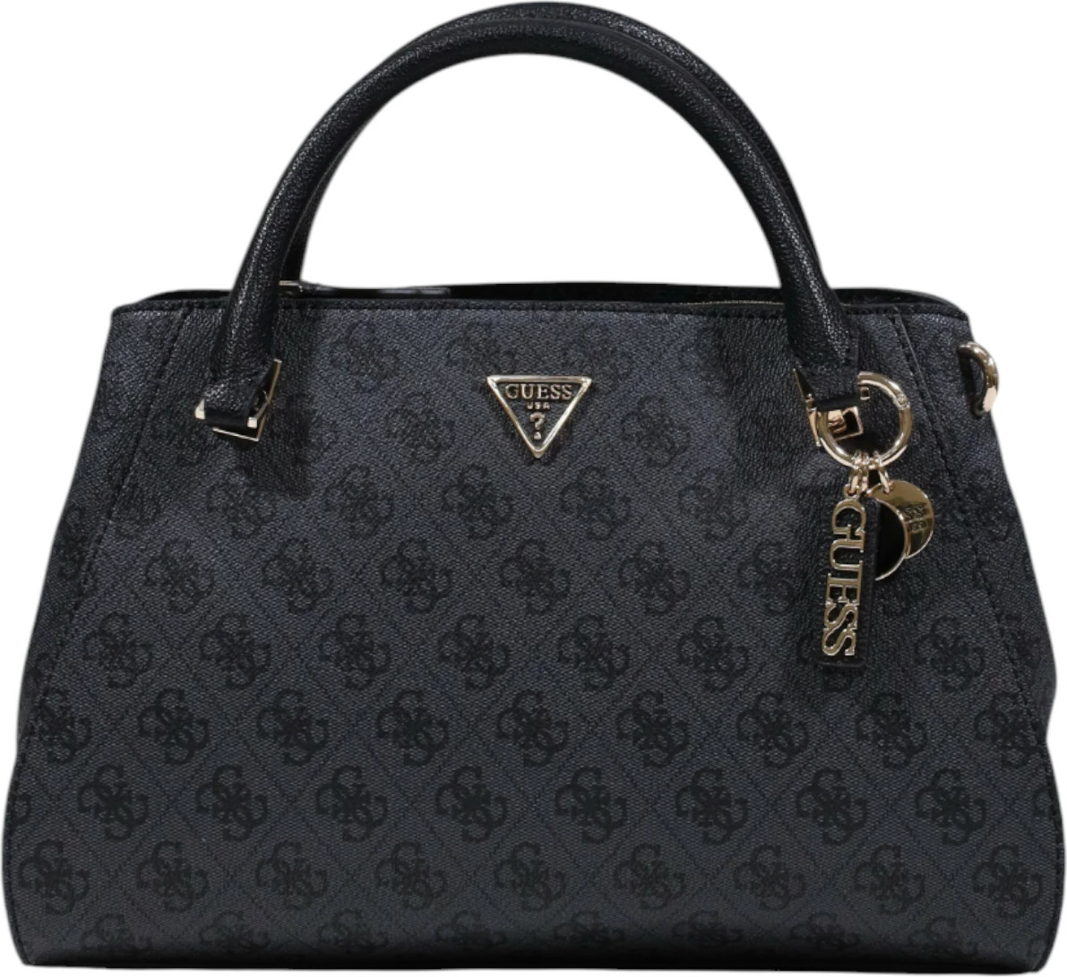 Çantë dore për femra Guess Noelle II Luxury Satchel HWBG96 72070, antracit
