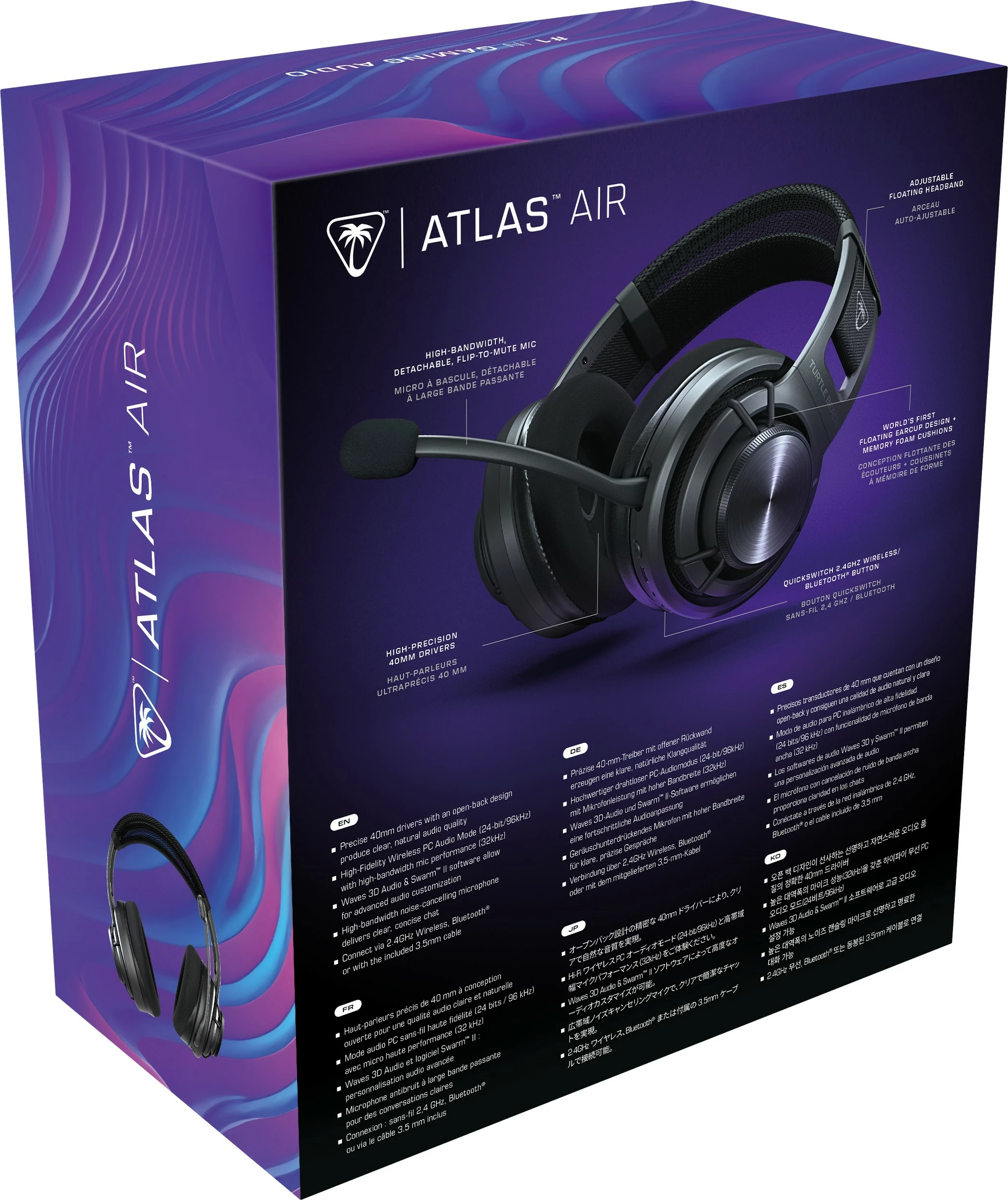 Kufje Turtle Beach Atlas Air over-ear, e zezë