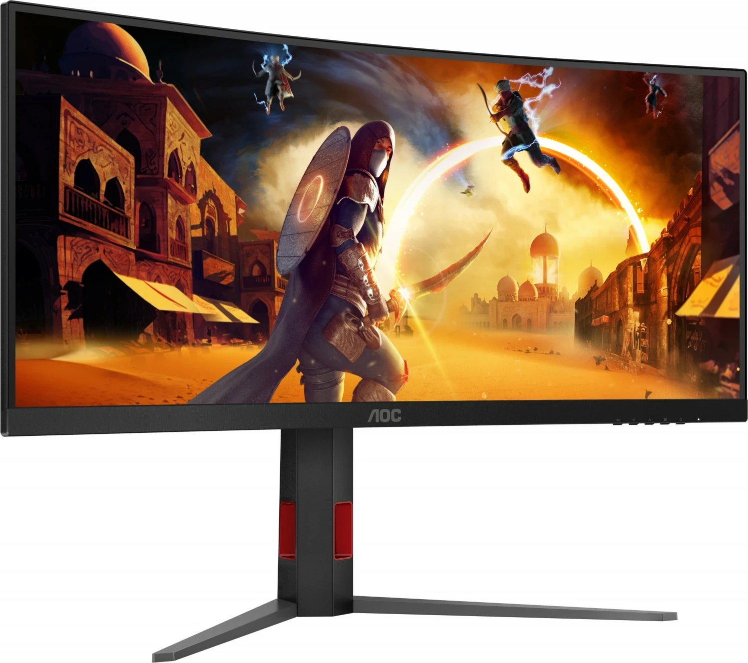 Monitor AOC CU34G4Z 34 inç, Fast VA, UWQHD, 240Hz, 0.3ms, e zi