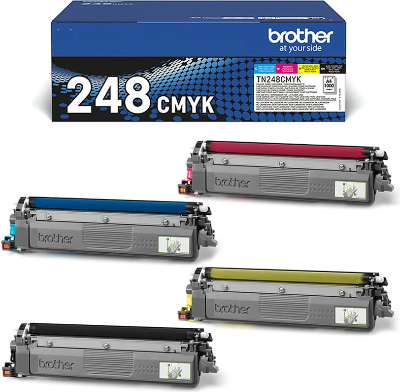 Toner Brother TN-248VAL, Black, Cyan, Magenta, Yellow, 4 copë