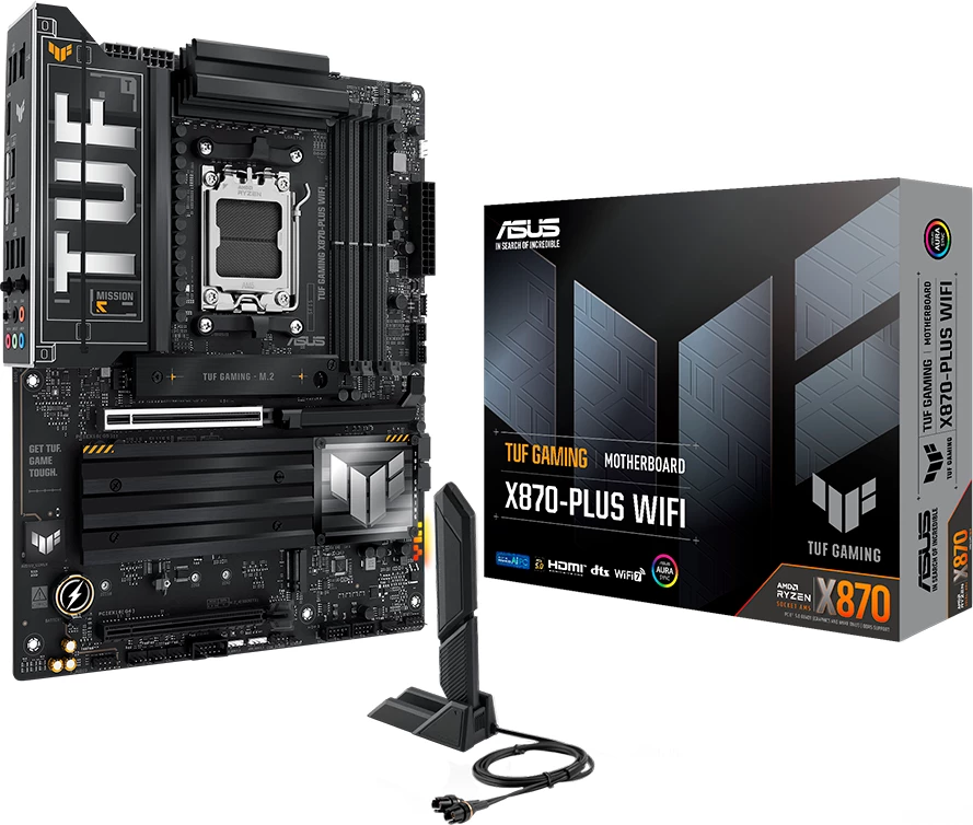 Pllakë amë ASUS TUF Gaming X870-Plus WiFi, ATX, AM5, DDR5