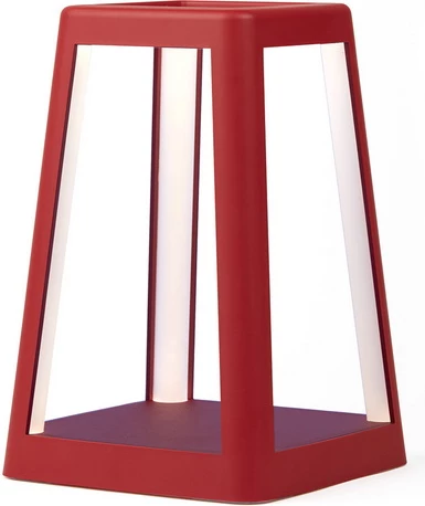 Llambë portative Lexon Lantern LH94DR me karikues wireless, LED, 15W, e kuqe