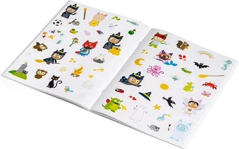 Libër ngjyrosjeje për fëmijë tonies 10002572, 64 faqe, me sticker-a, multicolor