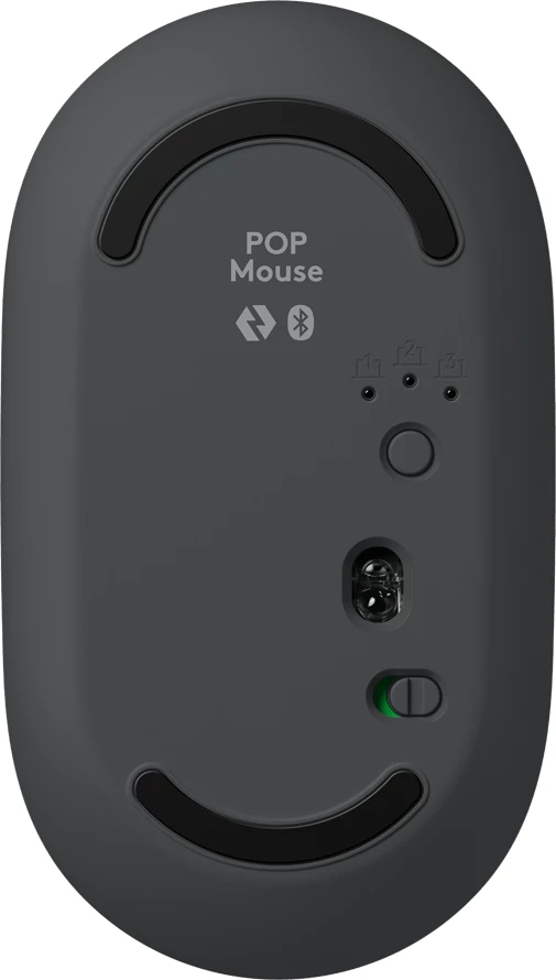 Maus Logitech POP Mouse me emoji, Bluetooth 5.1, 1000-4000 DPI, 4 butona, Graphite