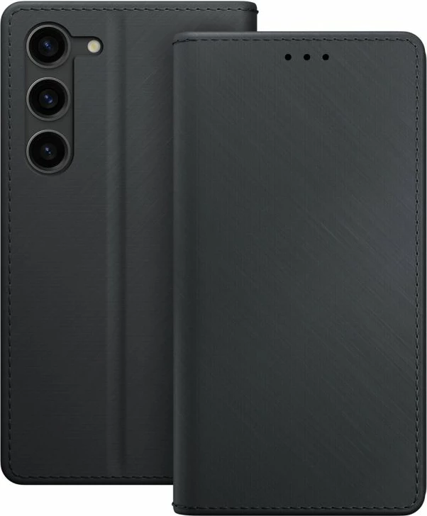 Kapak portofol për Samsung Galaxy S23+ 3mk, i zi