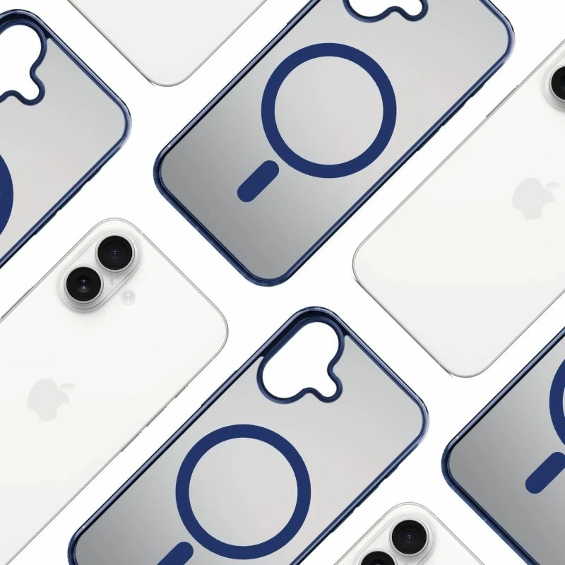Kapak telefoni 3mk Frosty MagCase për iPhone 17, kaltër
