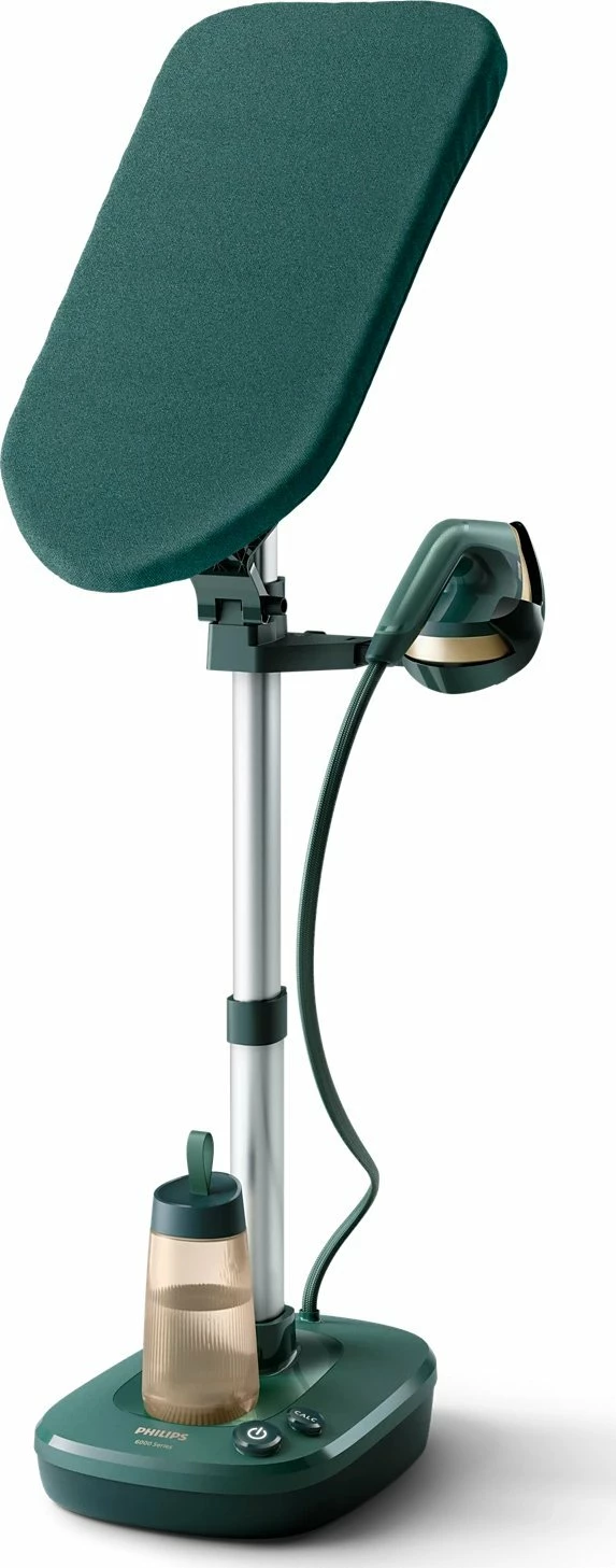 Hekur me avull all-in-one Philips AIS6020/70, 45 g/min, rezervuar 1.1 L, OptimalTEMP, Calc-Clean, jeshile