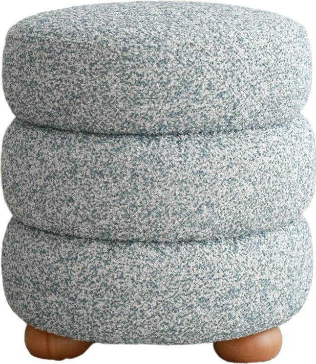 Puf Atelier del Sofa, Boumy Wood, blu