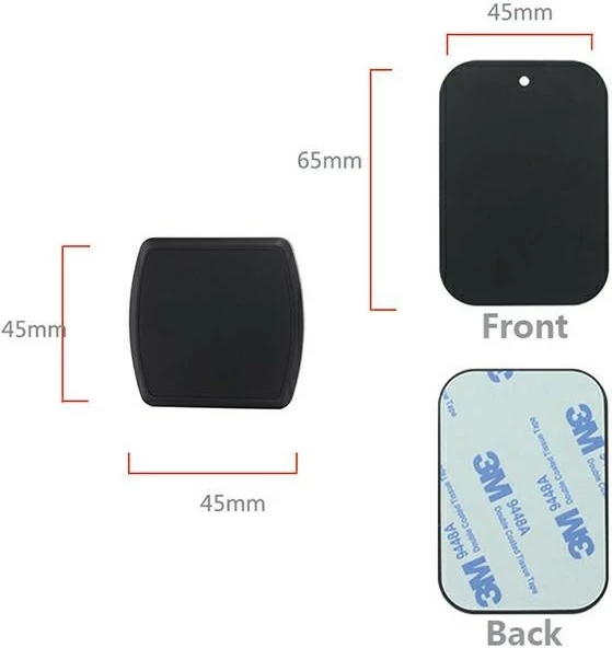 Mbajtës magnetik për veturë Beline Beli02845, për grilë ventilimi, i zi