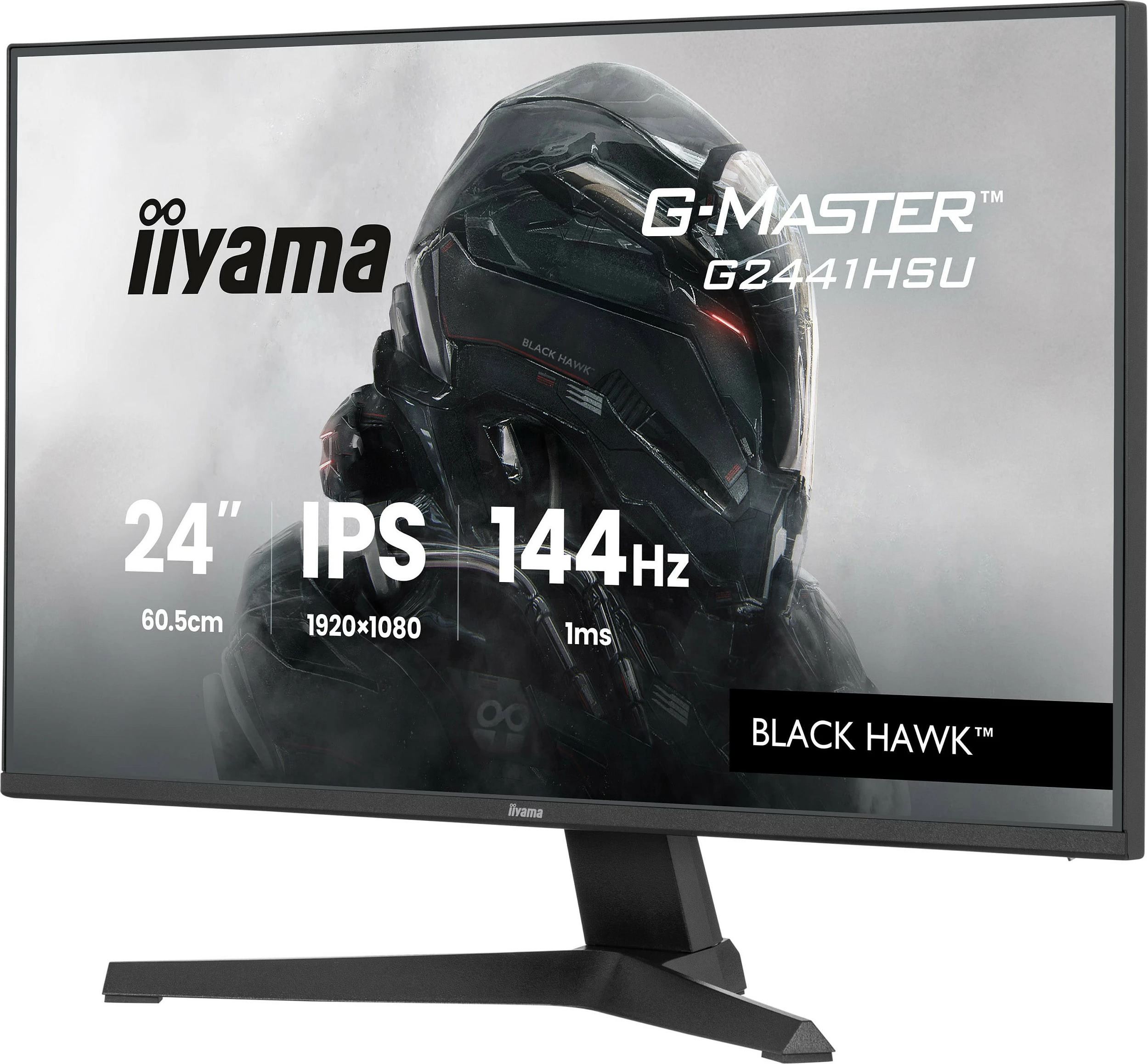 Monitor iiyama G-Master G2441HSU-B1, 24", Full HD, IPS, 144Hz, 1ms, FreeSync, i zi