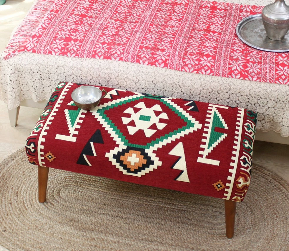 Puf Atelier del Sofa, Vezir, shumëngjyrësh, i kuq