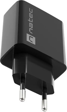 Karikuesi Natec Ribera 20W USB-C, ngjyrë e zezë
