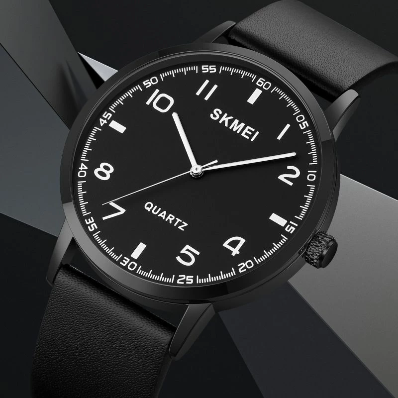 Orë dore për meshkuj Skmei, e zezë