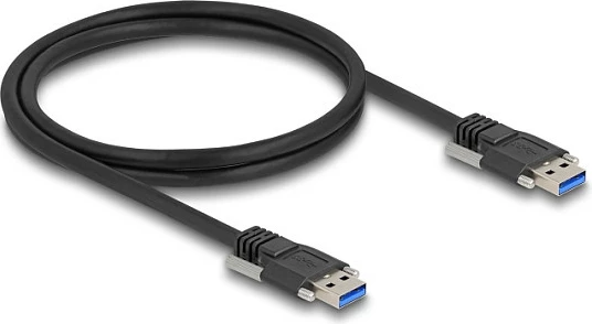 Kabllo USB DeLOCK 81254, USB-A në USB-A, 1 m, USB 3.2 Gen 1 5 Gbit/s, e zezë