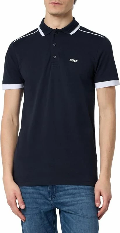 Maicë polo Boss meshkuj, blu [Madhësia: S]