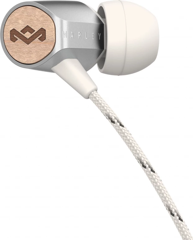 Kufje in-ear House of Marley Uplift 2.0, 3.5mm, me mikrofon, argjend