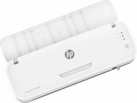 Laminator HP ONELAM 400 A3, i bardhë, set me 15 xhama laminimi