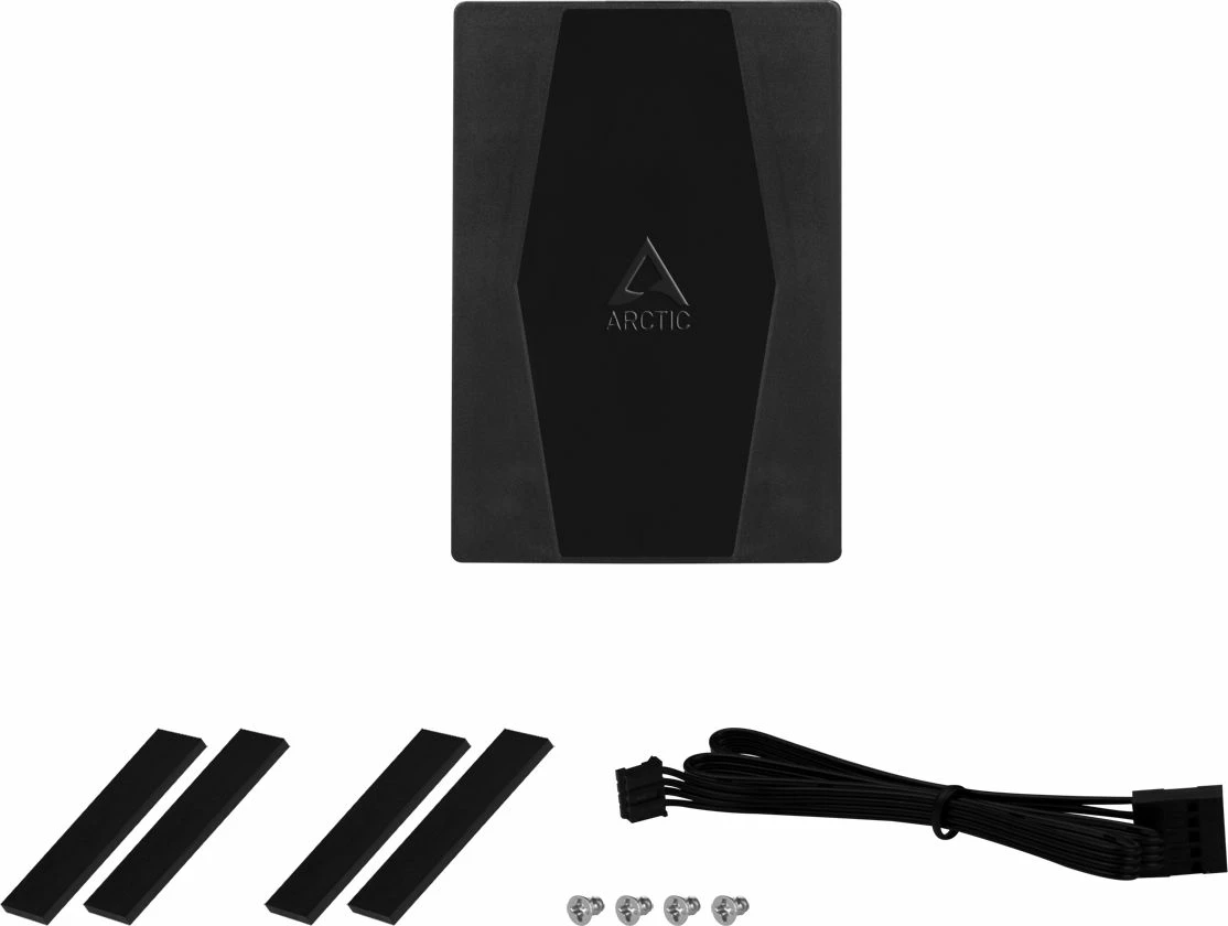 Kontroller RGB Arctic ACFAN00224A, 4x 4-pin RGB, USB i brendshëm, i zi