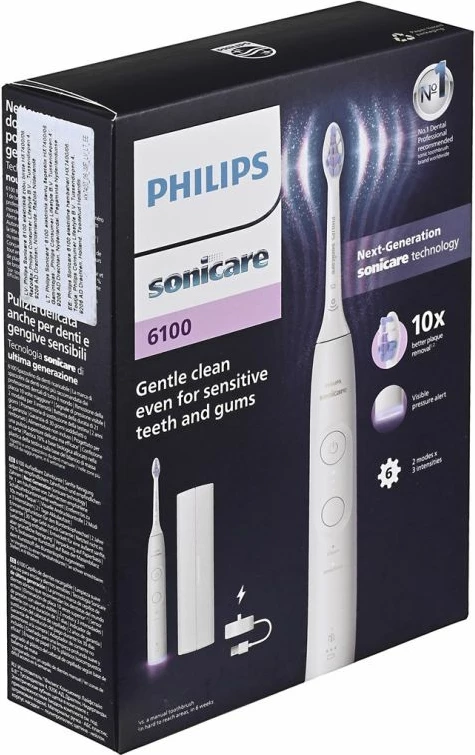Furçë dhëmbësh elektrike Philips HX7400/06, e bardhë