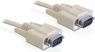Kabllo seriale DeLOCK RS-232 DB-9 në DB-9, 5 m, beixh