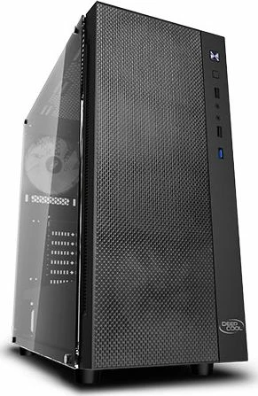 Kasë Deepcool Matrexx 55 Mesh ADD-RGB DP-ATX-MATREXX55-MES, Midi Tower ATX/e-ATX, 4x 120mm ADD-RGB fan, xham i temperuar, e zezë