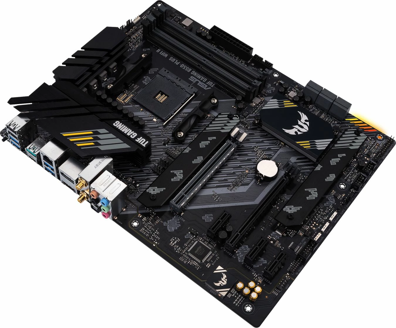 Pllakë amë Asus TUF GAMING B550-PLUS WIFI II ATX, WiFi 6, Bluetooth, 2.5G LAN, 4x DDR4 deri 128GB, e zezë