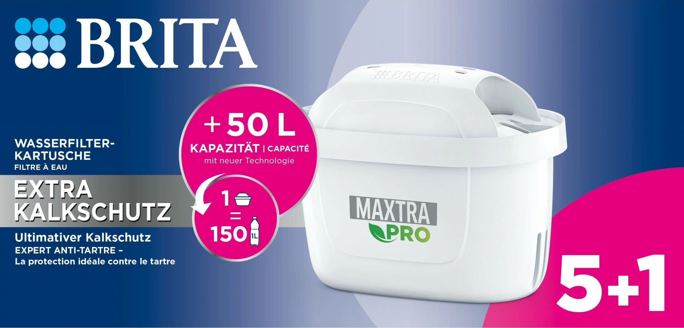 Filtra ujë Brita MAXTRA PRO, 6 copë