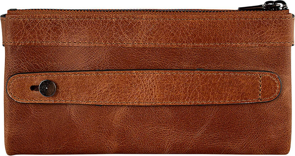 Portofol unisex Zoozie Bags, Roosevelt, ngjyrë kafe e hapur