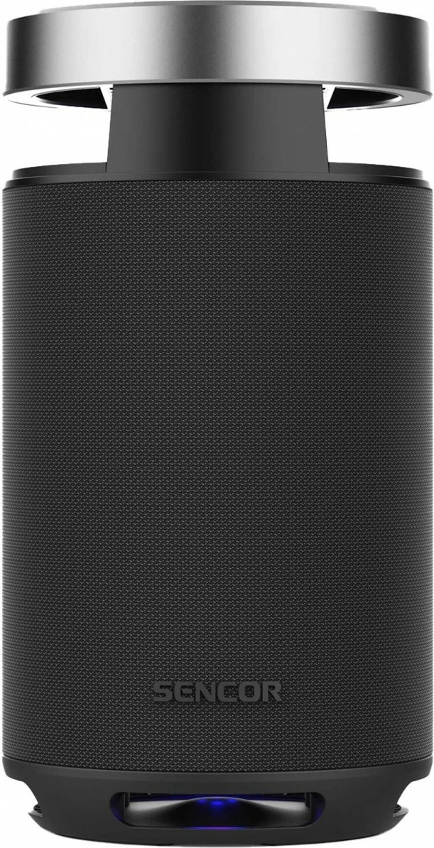 Altoparlant Bluetooth, Sencor, Resonex Lounge, 130W, TWS, LED, IPX5, e zezë/argjendtë